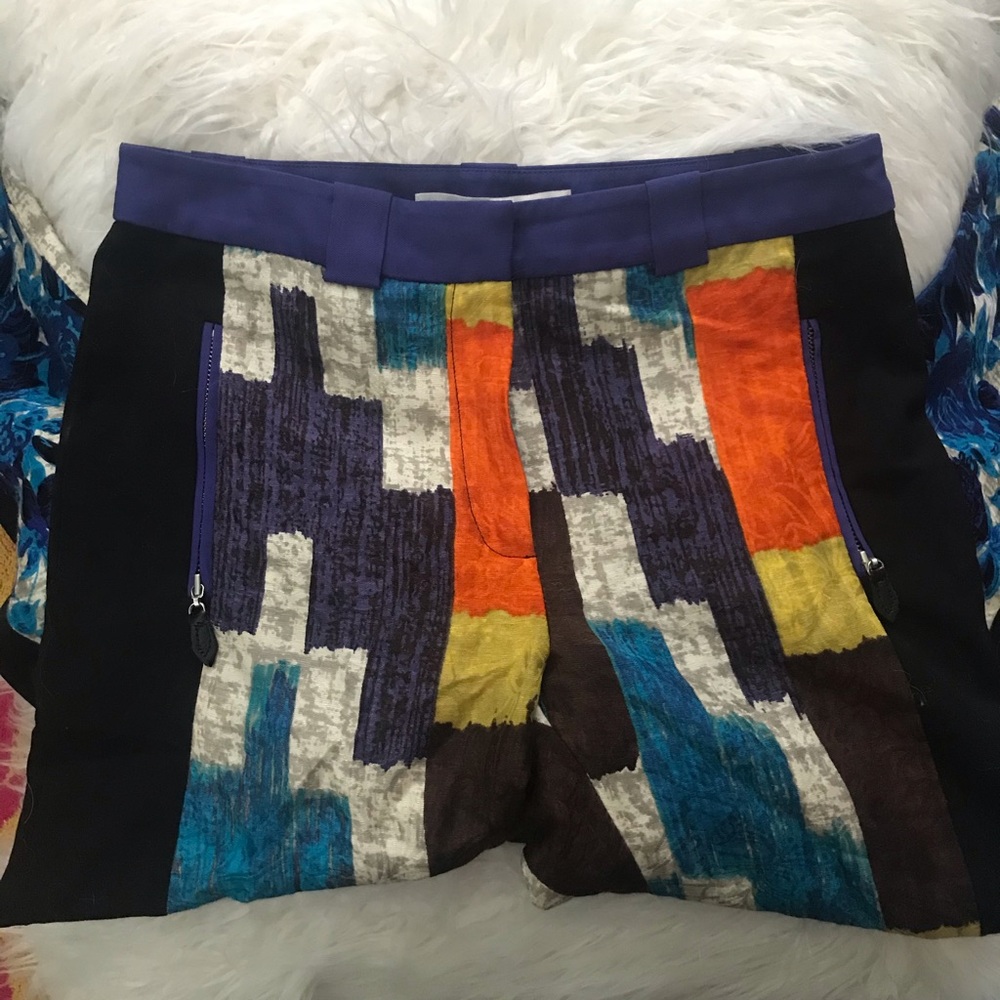 NEW Tracy Reese Bouquet Floral Narrow Combo Pant